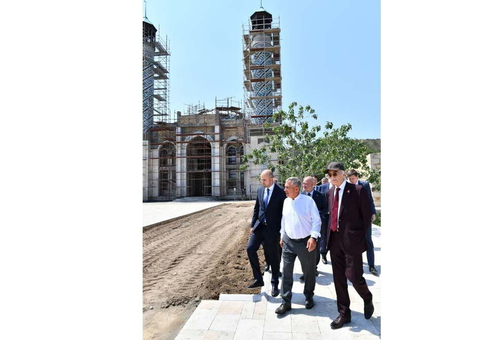 Rais of Russia's Tatarstan gets acquainted with ongoing work in Azerbaijan's Zangilan (PHOTO)