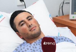 Azerbaijani soldier endures multiple leg surgeries following attack of Armenian troops