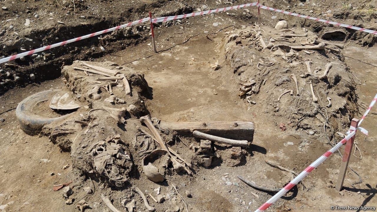 Azerbaijan's Aghdam Prosecutor Office investigating fact of finding mass grave in Sarijali village