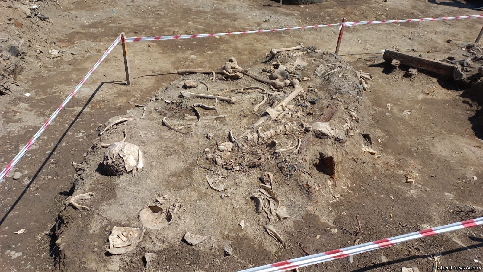 Mass grave discovered in Azerbaijan's Aghdam district (PHOTO/VIDEO)