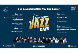 В Центре Гейдара Алиева пройдут "Бакинские летние дни джаза" (ВИДЕО)