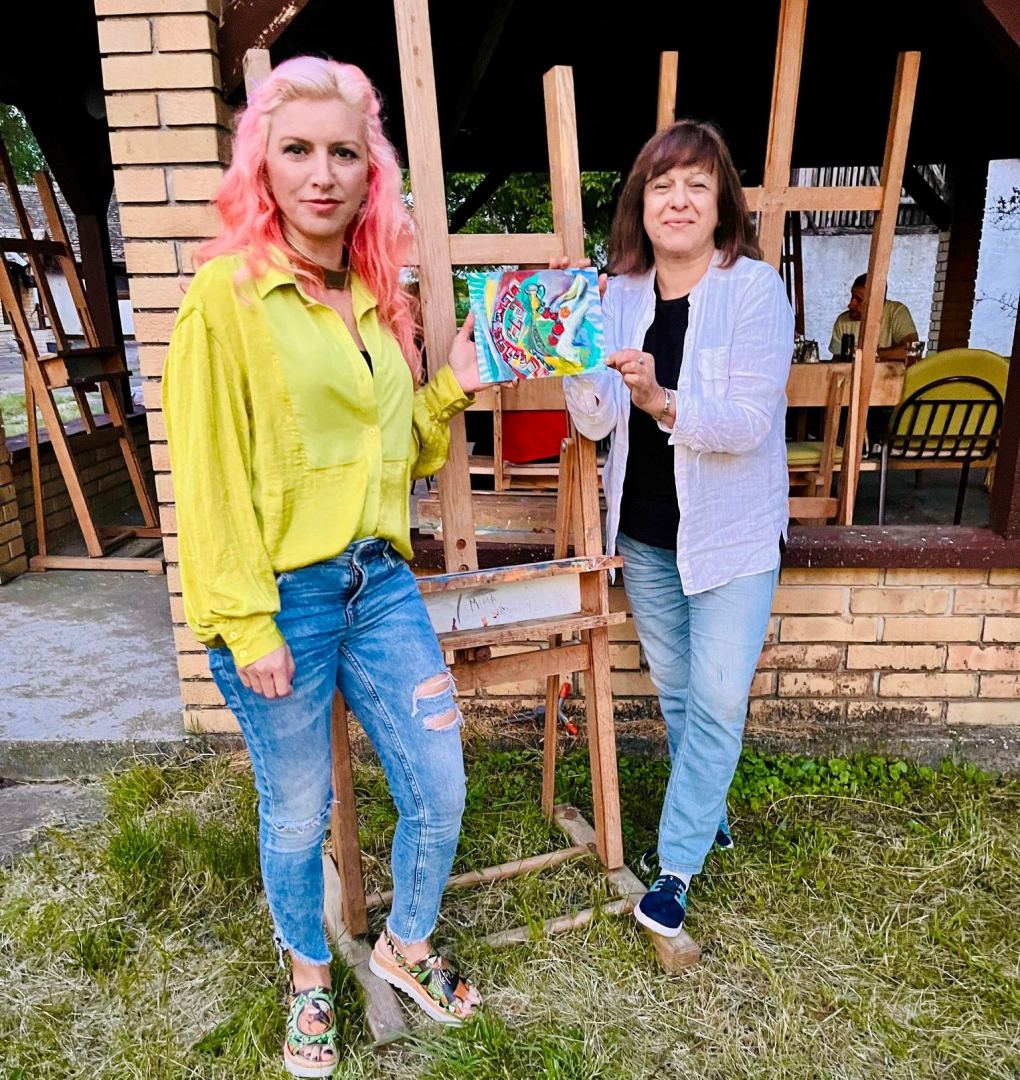 Асмер Нариманбекова приняла участие в арт-симпозиуме в Сербии (ФОТО)