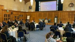 Azerbaijani FM participates in Caspian Policy Center event in London (PHOTO)