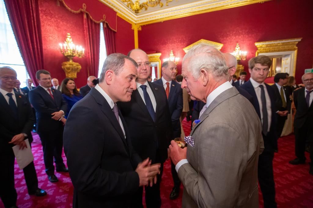 Глава МИД Азербайджана встретился с Королем Чарльзом III