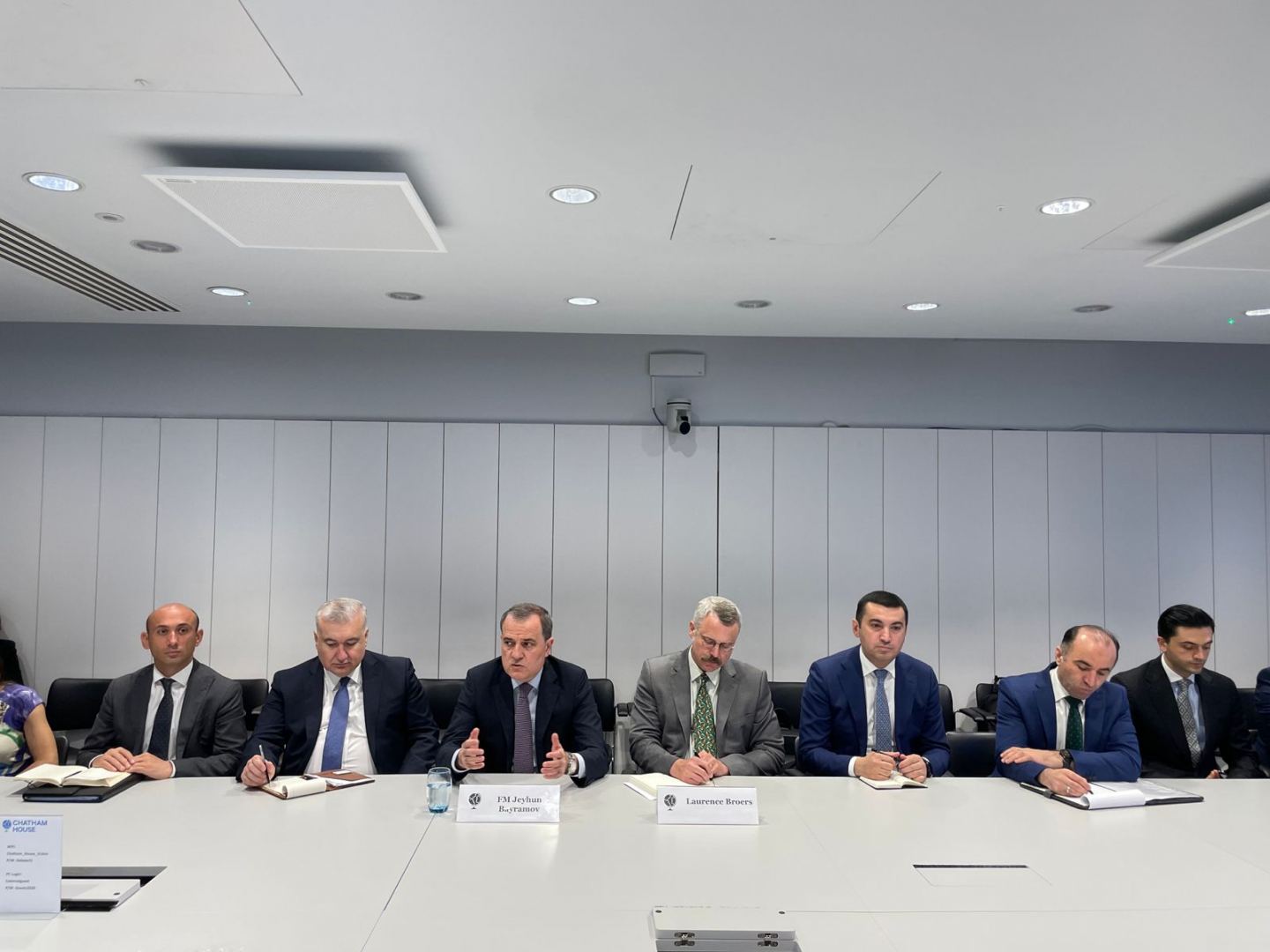 Azerbaijani FM talks post-conflict peace agenda at Chatham House