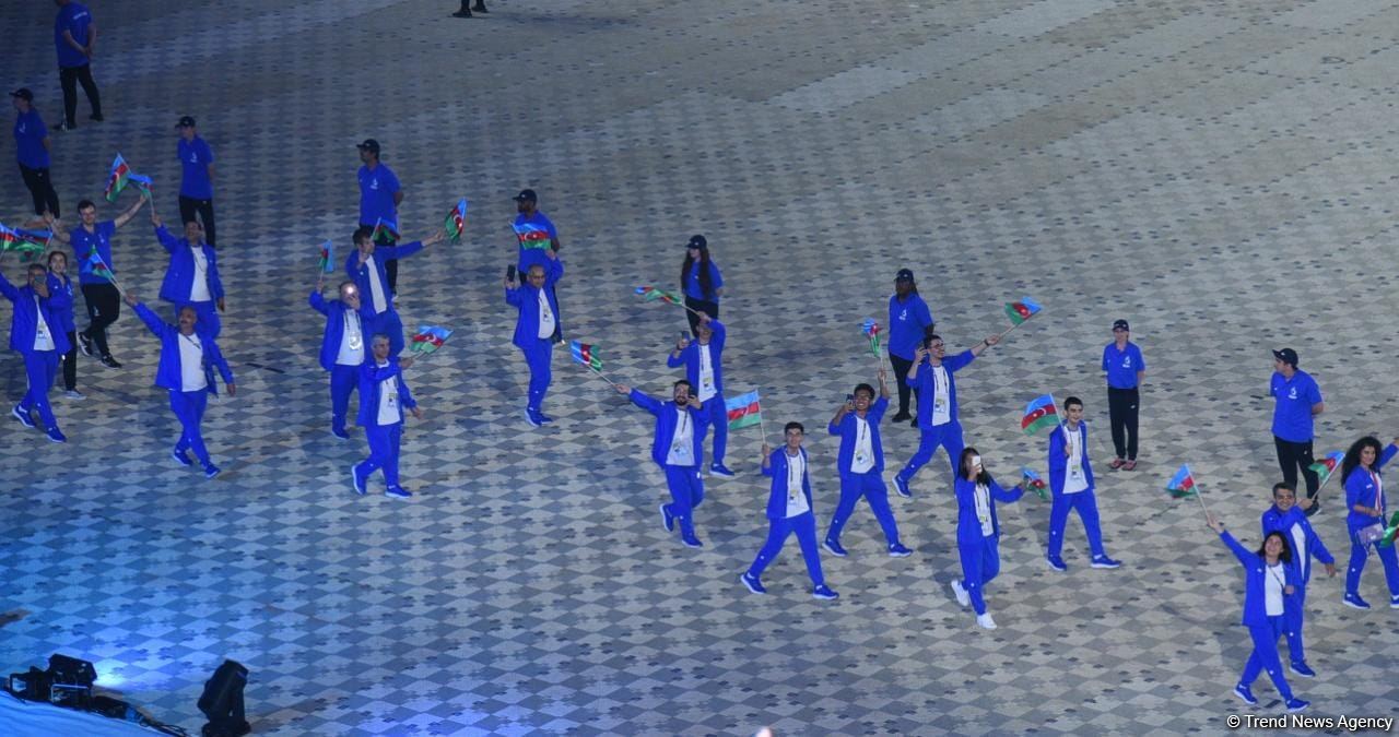 На церемонии открытия Третьих Европейских игр состоялось шествие азербайджанской делегации (ФОТО)