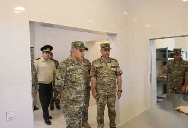 Azerbaijani military prosecutor meets with soldiers on liberated territories