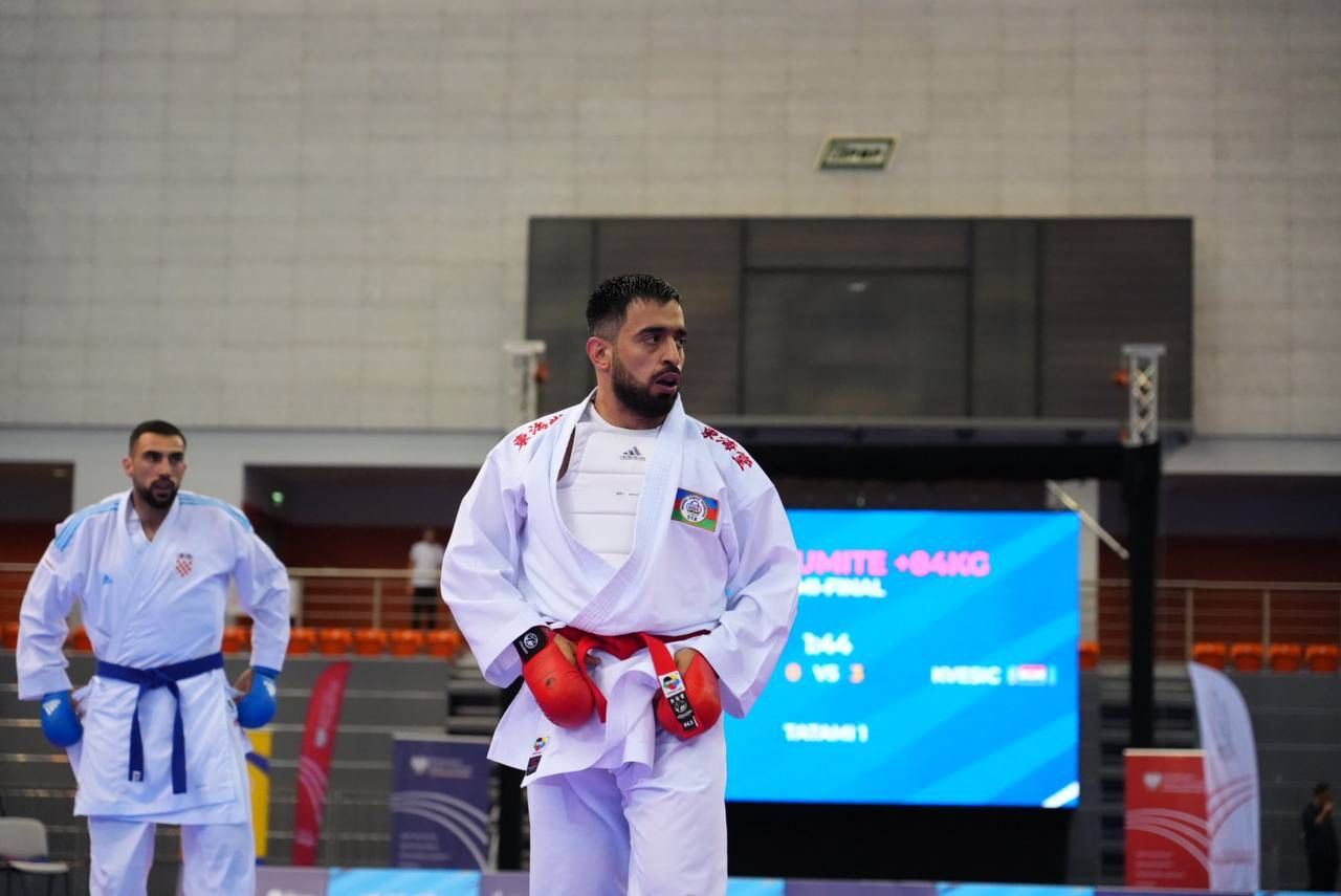 Azerbaijani karateka wins bronze medal at III European Games (PHOTO)