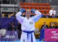 Азербайджанская каратистка завоевала золотую медаль на III Европейских играх (ФОТО)