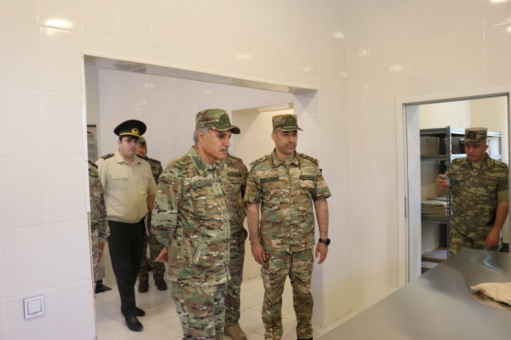 Azerbaijani military prosecutor meets with soldiers on liberated territories