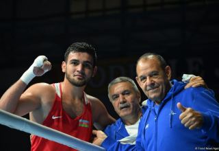 III Европейские игры: Азербайджанский боксер Мурад Аллахвердиев вышел в четвертьфинал (ФОТО)