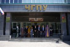 Çeçenistan Dövlət Pedaqoji Universitetində Azərbaycan mədəniyyəti mərkəzi açılıb (FOTO)
