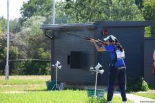 Завершился квалификационный этап по стендовой стрельбе среди женщин на III Европейских играх (ФОТО)