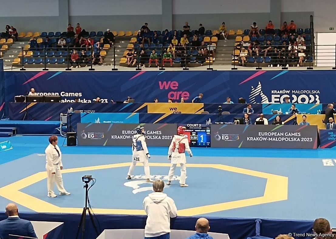 Taekvondoçumuz Eltac Qafarov III Avropa Oyunlarında 1/4 finala yüksəlib (FOTO)