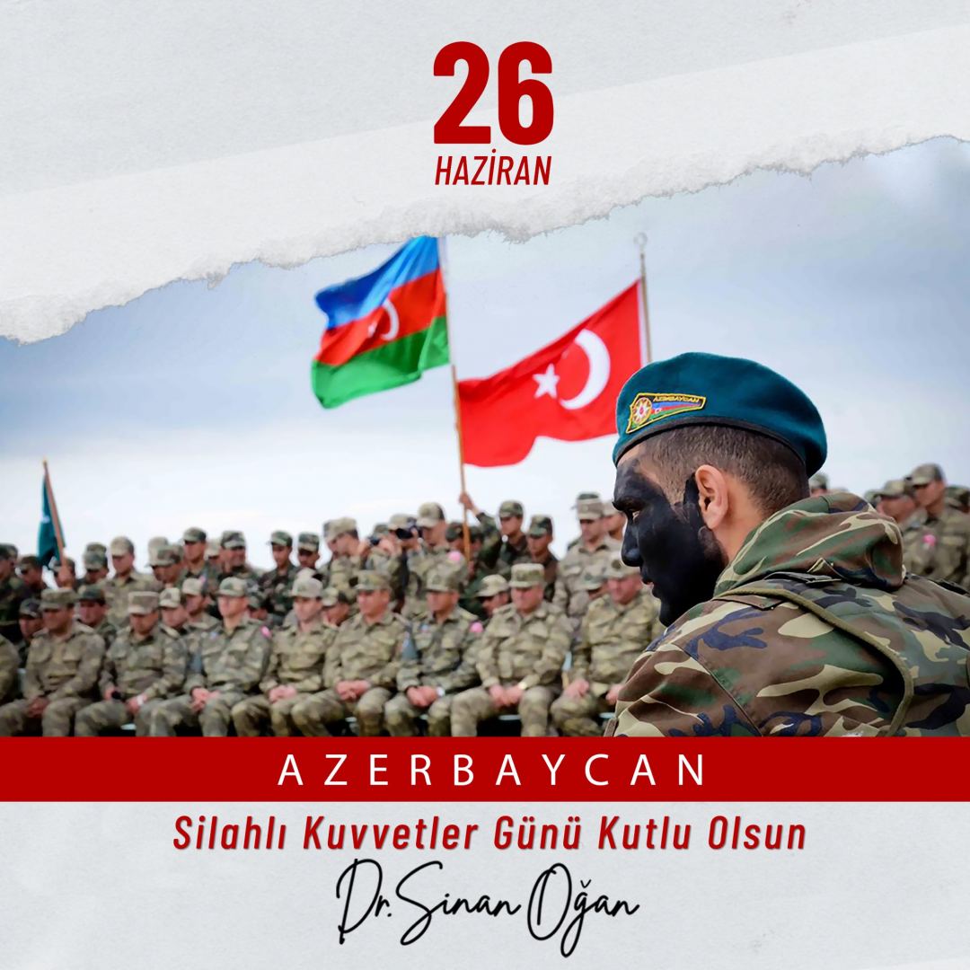 Синан Оган поздравил Азербайджан с Днем Вооруженных сил