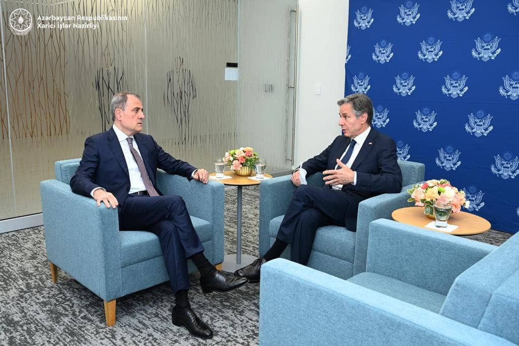 В США состоялась встреча главы МИД Азербайджана и госсекретаря Блинкена