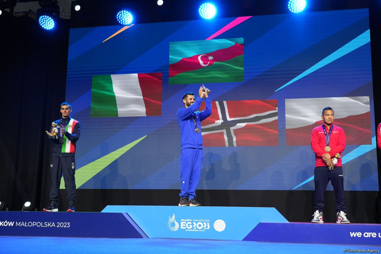 Азербайджанский кикбоксер завоевал золотую медаль на III Европейских играх (ФОТО)
