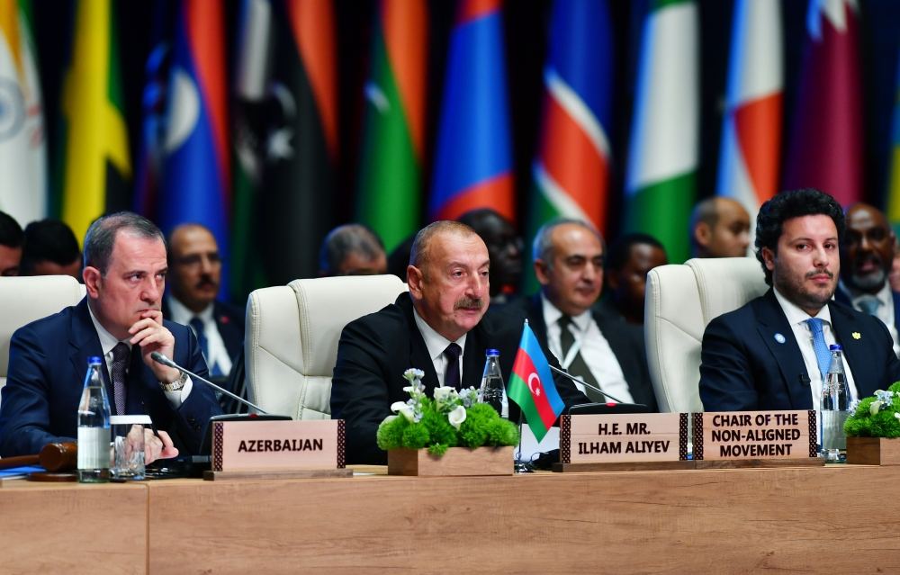 Президент Ильхам Алиев выступил на заседании Координационного бюро Движения неприсоединения (ФОТО/ВИДЕО)