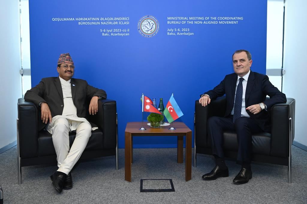 Главы МИД Азербайджана и Непала подчеркнули наличие большого потенциала для сотрудничества в сфере туризма