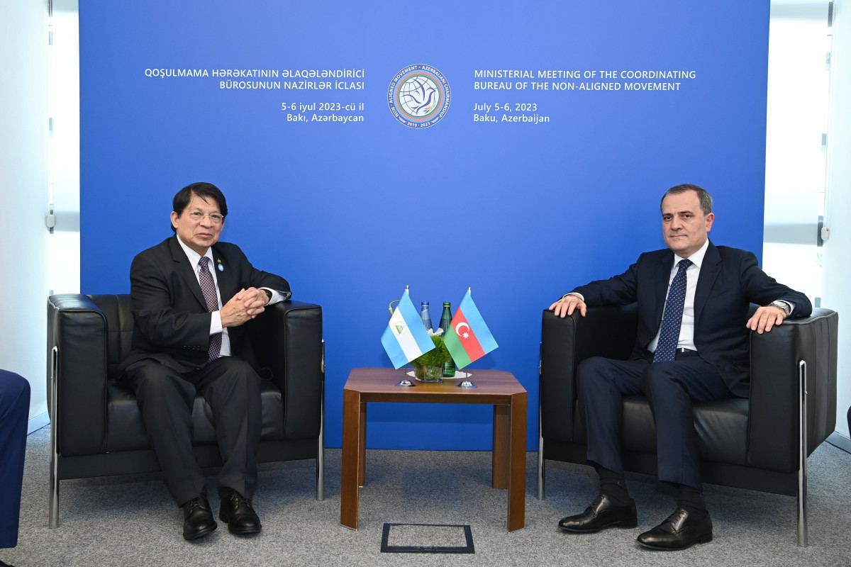 Azerbaijani FM meets with Nicaraguan counterpart