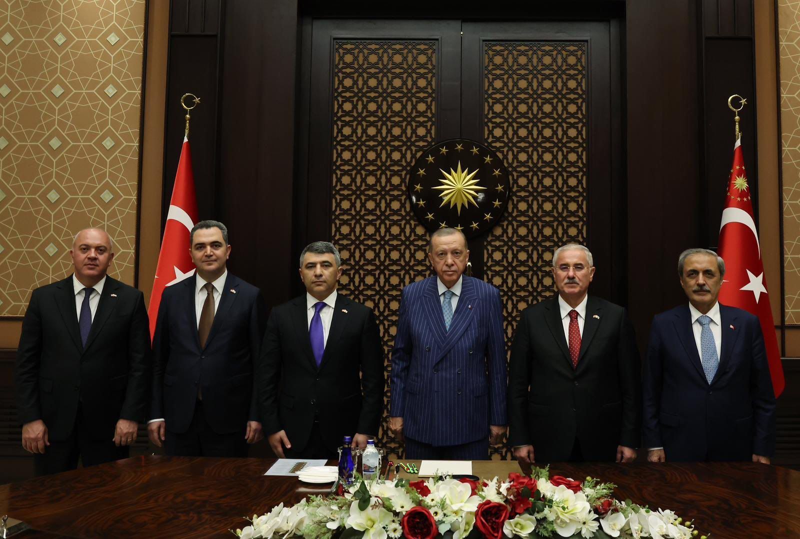 Erdogan receives Azerbaijan’s Chairman of Supreme Court