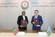 Azərbaycan ilə Maldiv xarici işlər nazirlikləri arasında anlaşma memorandumu imzalanıb (FOTO)