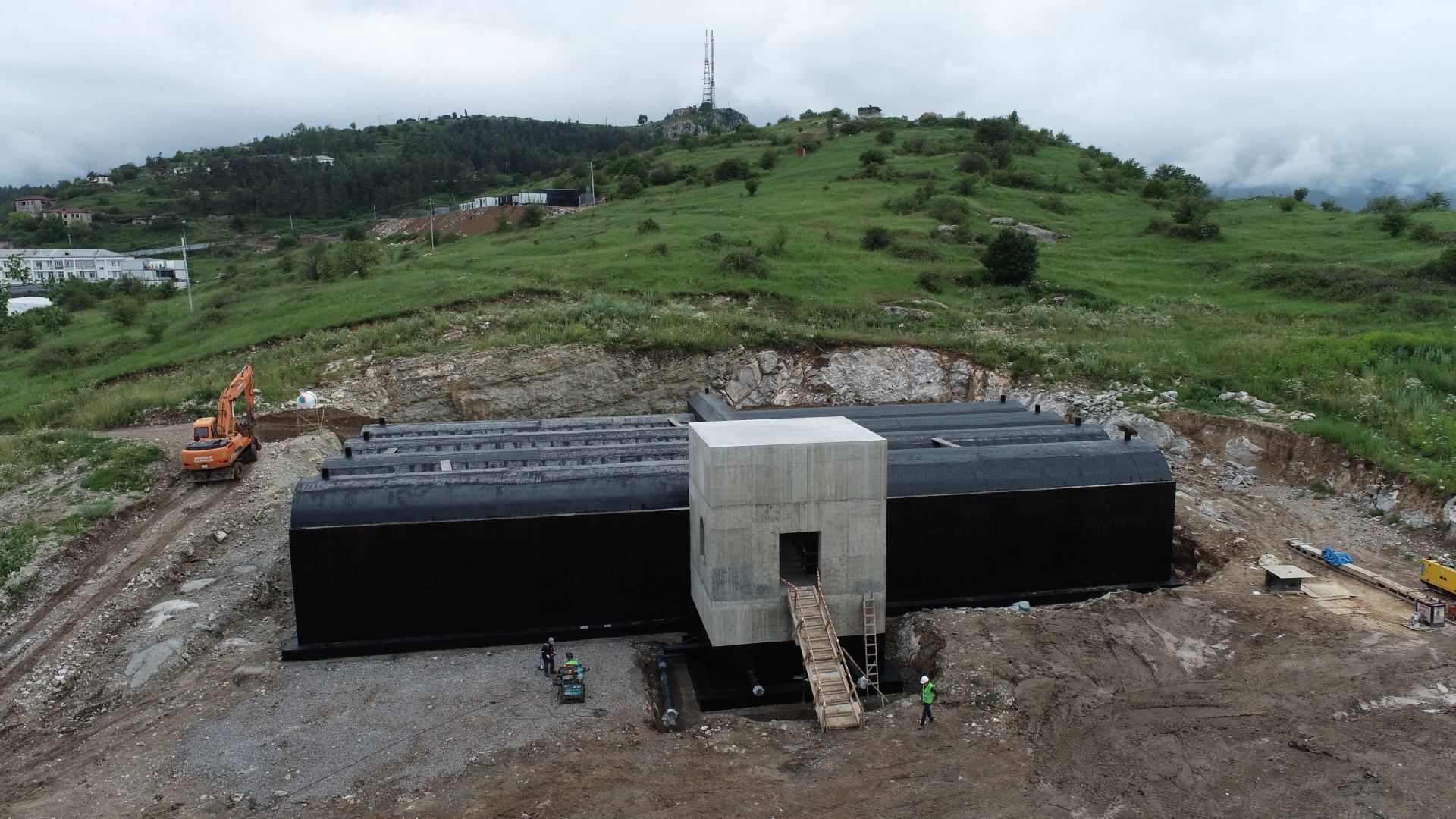 Azerbaijan launches construction of another water reservoir in Shusha