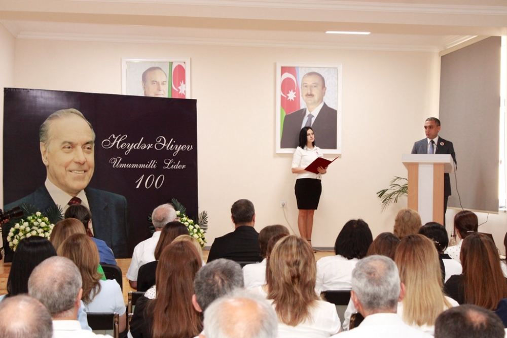 Yevlaxda Ulu Öndərin 100 illiyi münasibətilə elmi seminar keçirilib