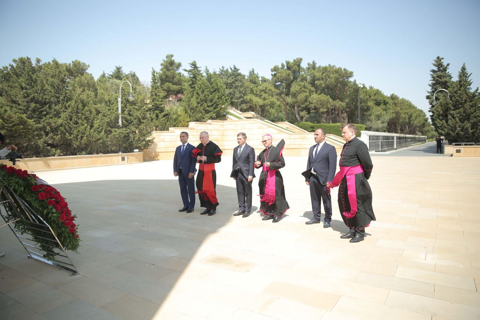 Secretary of State of Holy See visits Heydar Aliyev Center in Baku (PHOTO)
