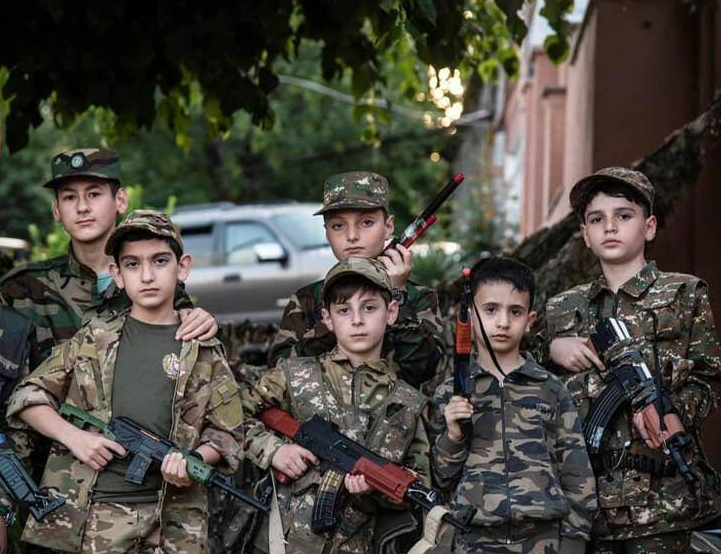 Armenian VOMA terrorist organization calling children to mine-laying trainings (PHOTO)