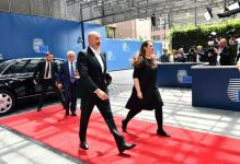 President Ilham Aliyev, President of European Council, Armenian PM hold meeting in Brussels (PHOTO/VIDEO)