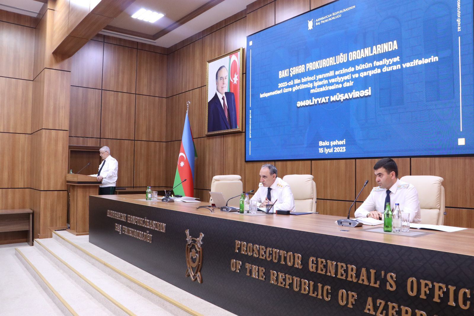 В Бакинской городской прокуратуре состоялось оперативное совещание по итогам первого полугодия