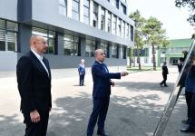 Президент Ильхам Алиев принял участие в открытии Джалилабадского государственного центра профессионального образования (ФОТО/ВИДЕО)