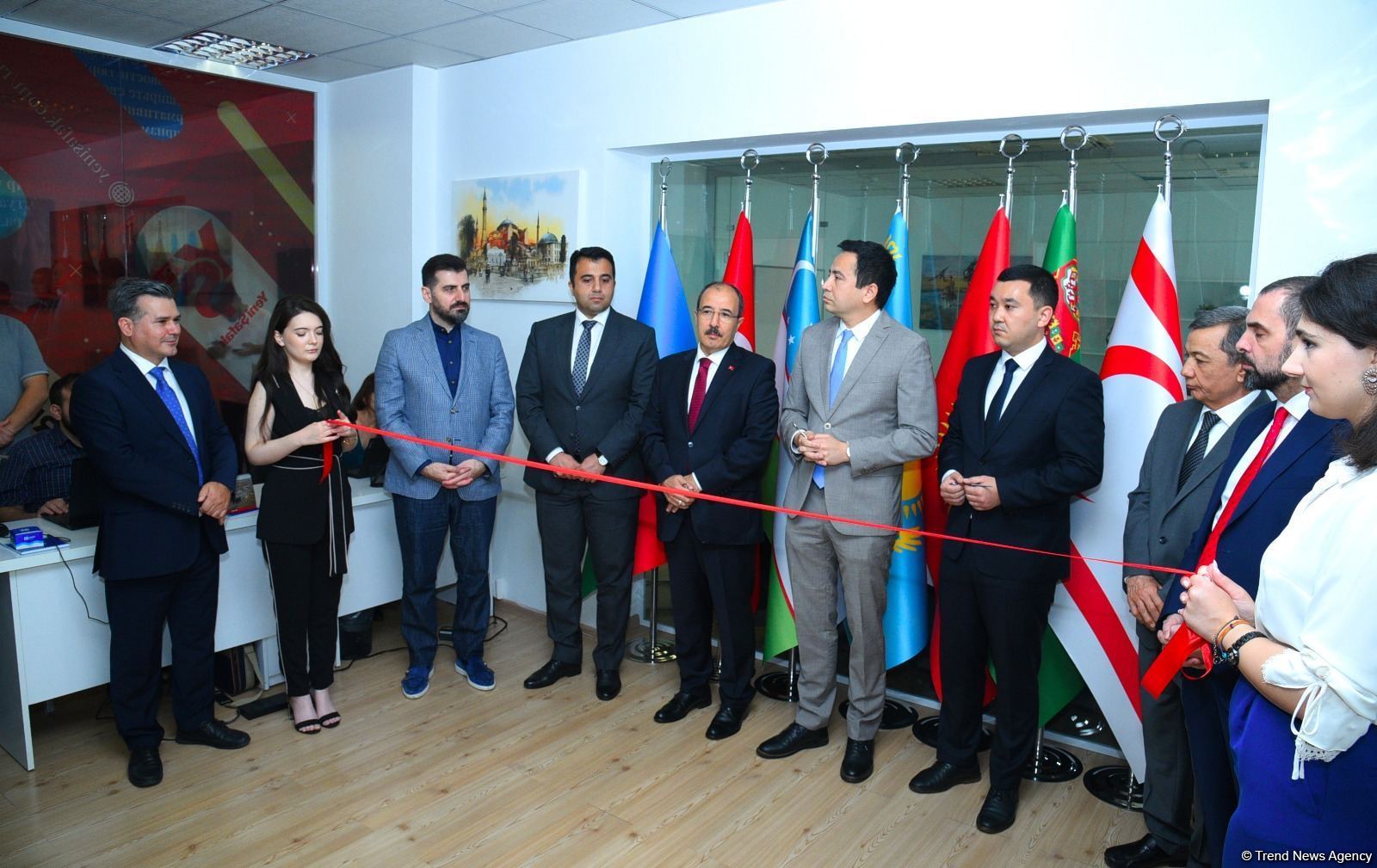 'Turkic World' media platform head office officially opens in Baku (VIDEO/PHOTO)