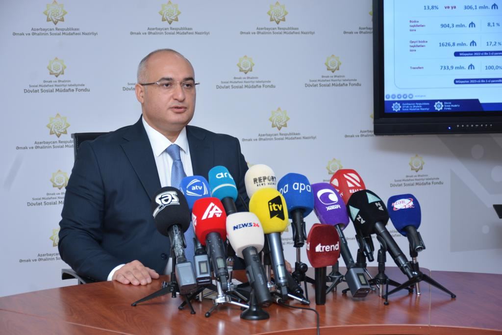Azerbaijan's State Social Protection Fund details spending on labor pension in 1H2023