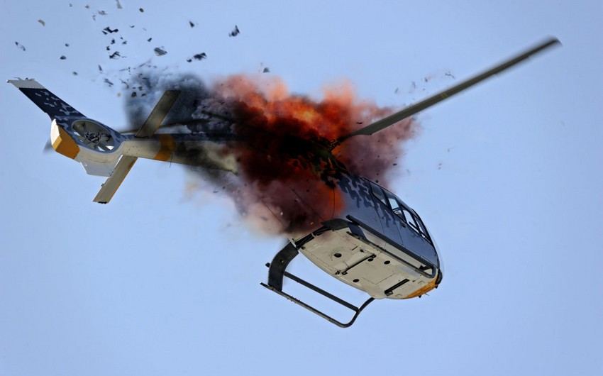 İraqda hərbi helikopter qəzaya uğradı: Polkovnik həlak oldu, kapitan yaralandı