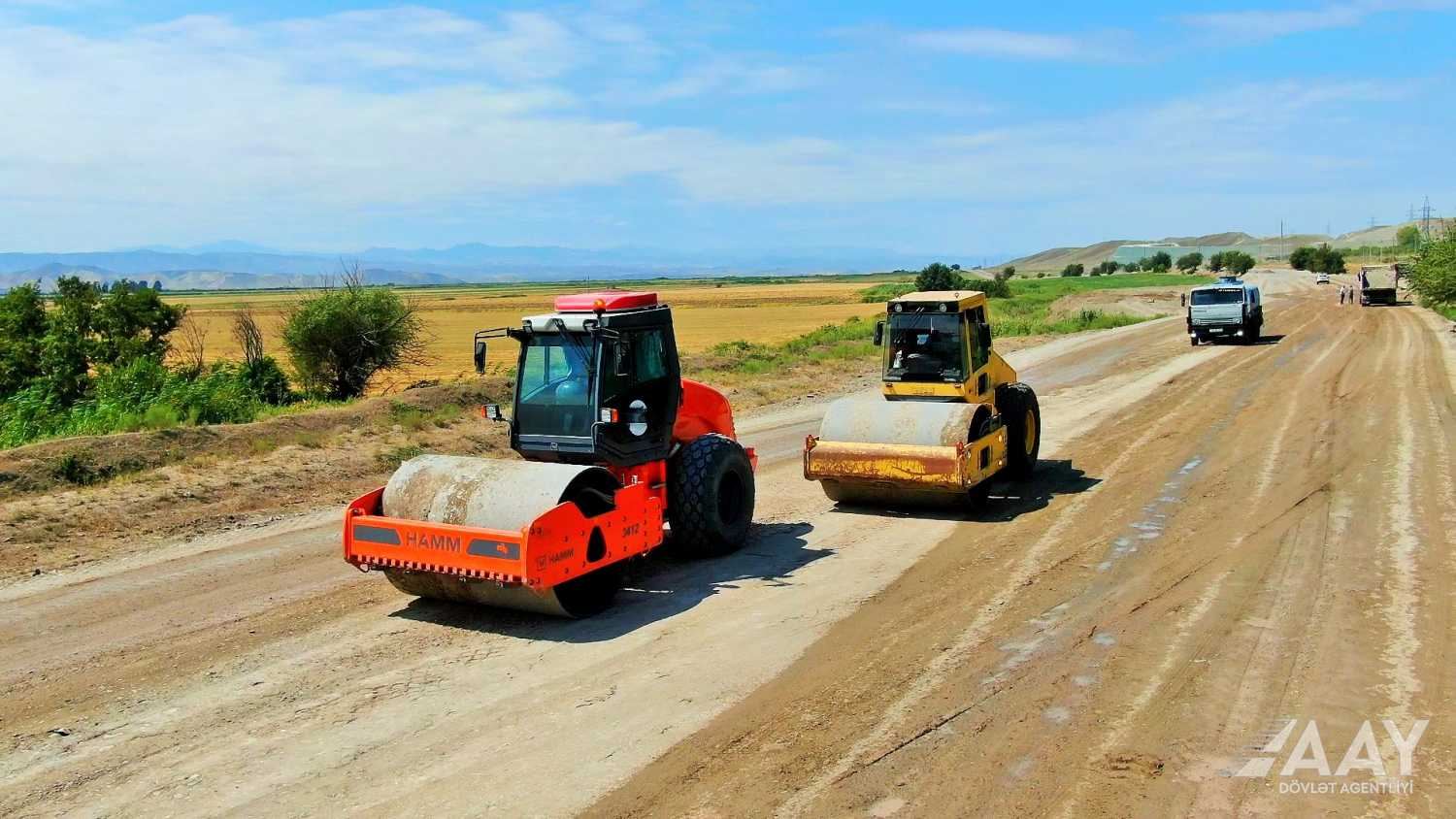 Horadiz–Zəngilan avtomobil yolu əsaslı təmir olunur (FOTO)