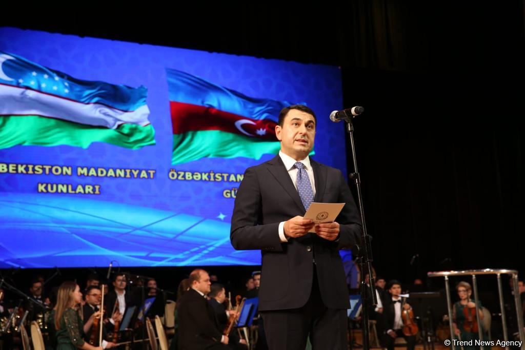 В Баку состоялось торжественное открытие Дней культуры Узбекистана (ФОТО)