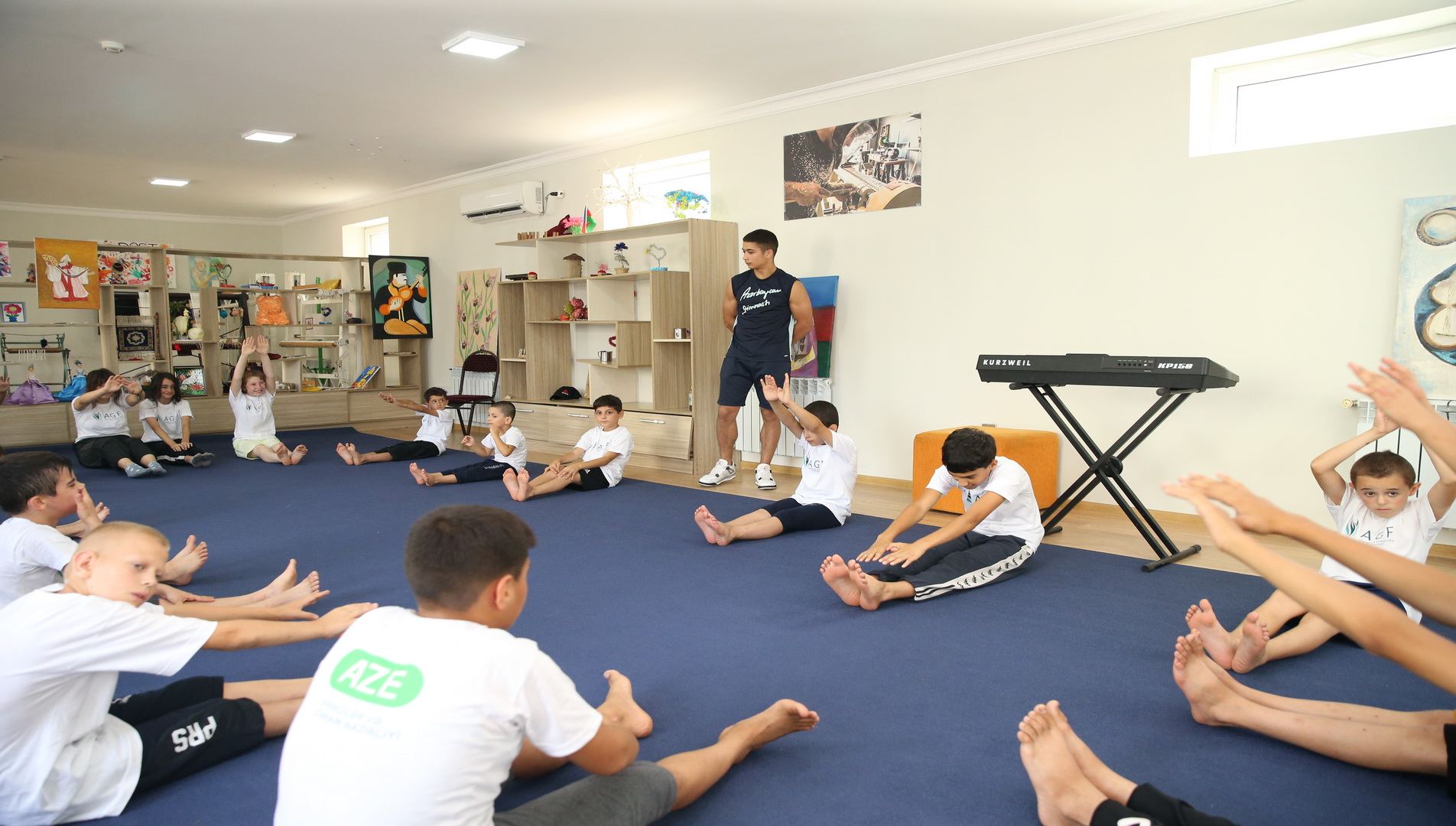 В детском приюте "Ümid yeri" открылось отделение по гимнастике (ФОТО)
