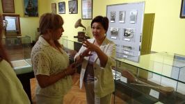 Известный дирижер из Казахстана посетила азербайджанский музей (ФОТО)