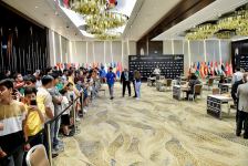 Azerbaijani chess players competing in World Cup's third round (PHOTO)