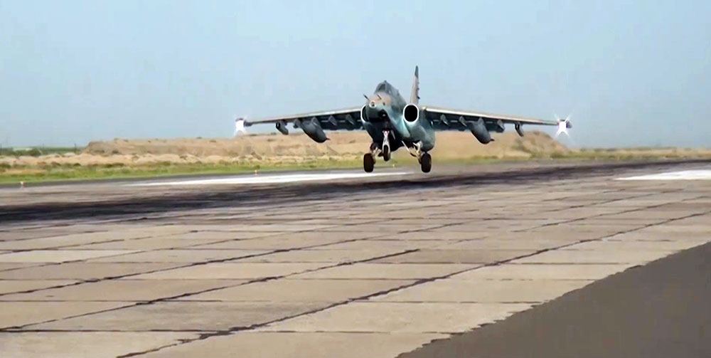 Авиационные средства ВВС  Азербайджана выполняют учебно-тренировочные полеты (ВИДЕО)