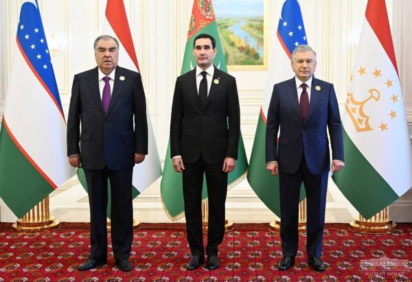 Состоялась встреча президентов Туркменистана, Узбекистана и Таджикистана