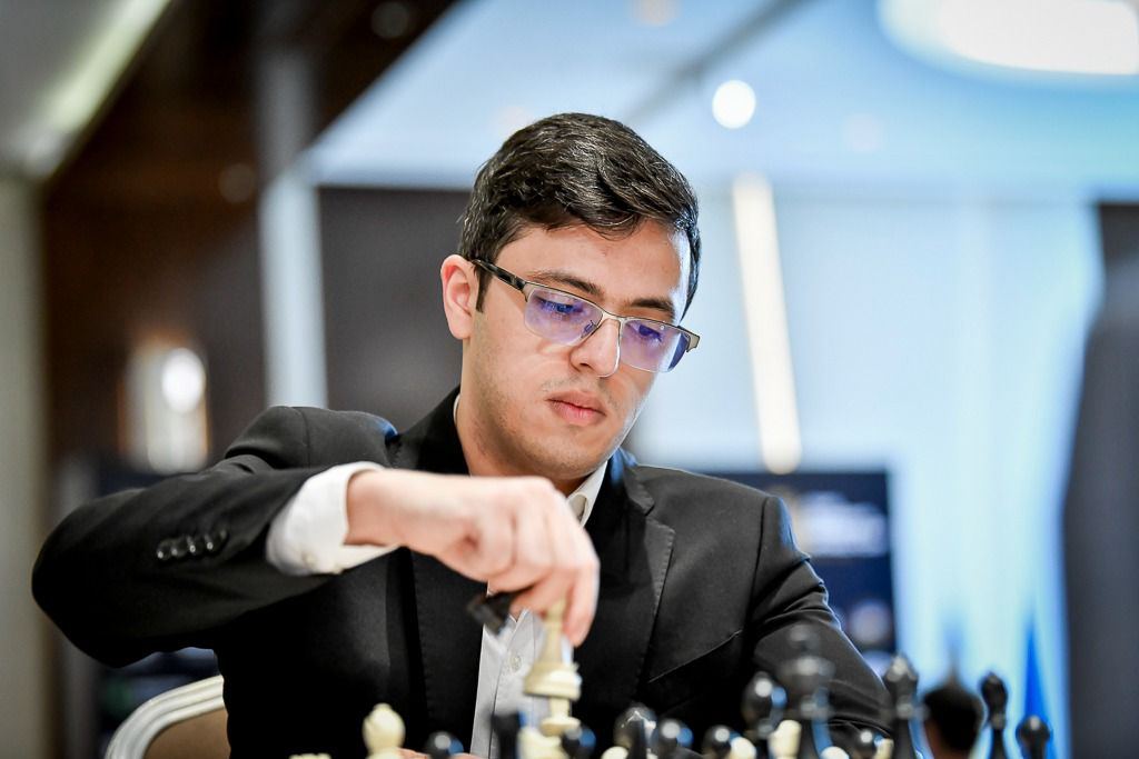World Chess Cup in Baku: Nijat Abasov against Fabiano Caruana