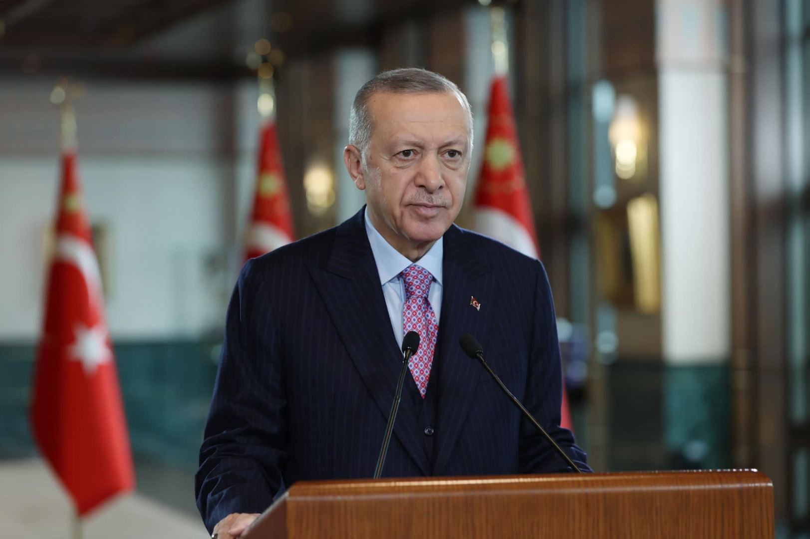 Turkic world must continue to support Azerbaijan in opening Zangezur corridor - Turkish President