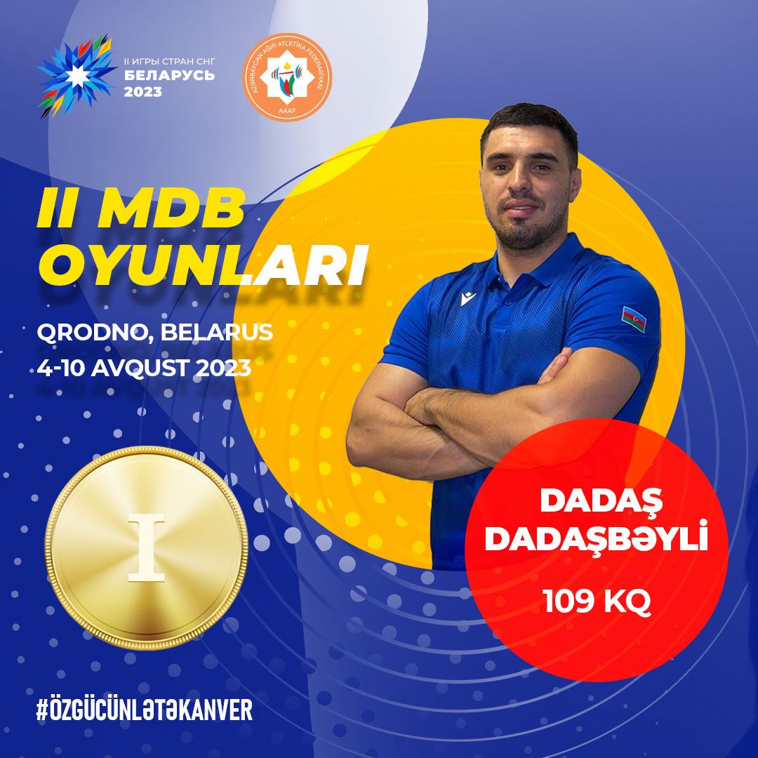 Азербайджанский тяжелоатлет стал победителем II Игр стран СНГ (ФОТО)