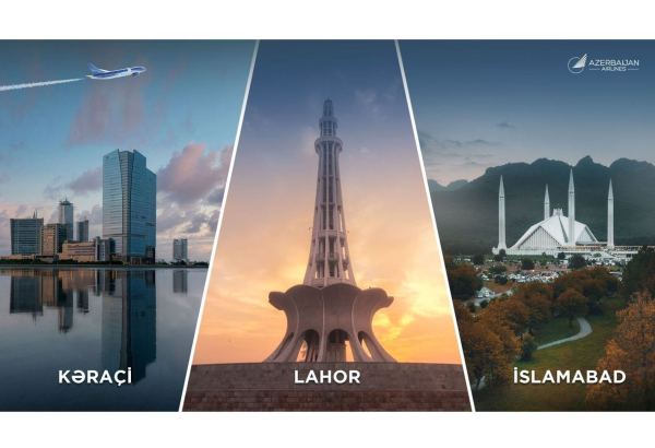 AZAL Pakistanın üç şəhərinə uçuşlara başlayır