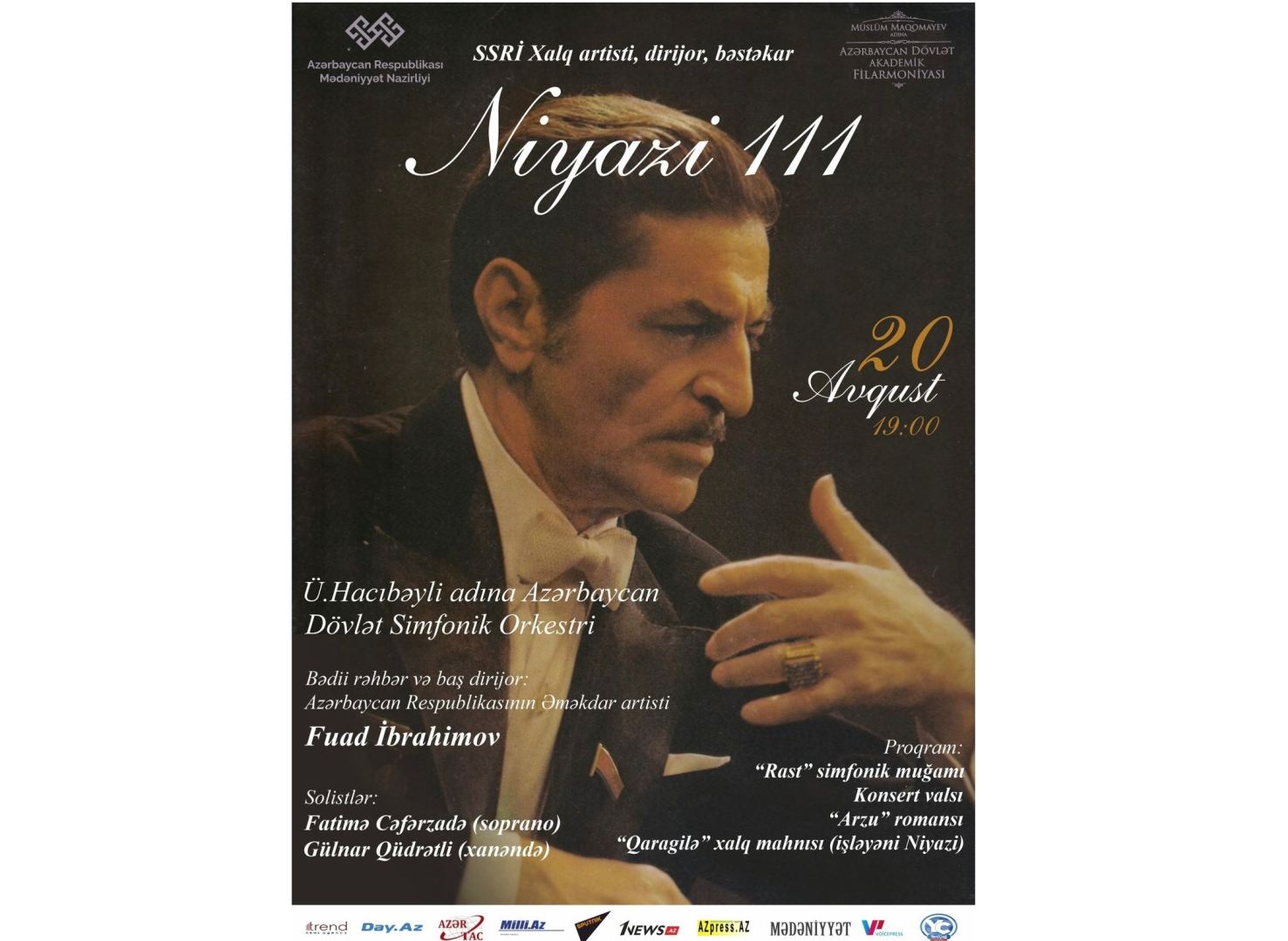 В Баку состоится концерт, посвященный маэстро Ниязи