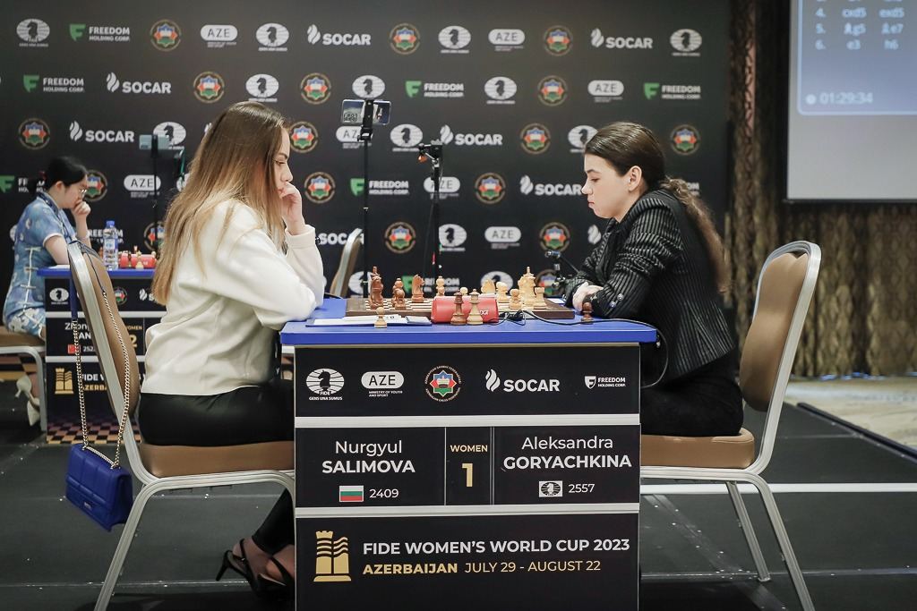 Александра Горячкина выиграла Кубок мира по шахматам среди женщин в Баку