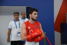 Azərbaycan boksçusu Nicat Hüseynov yarımfinala yüksəlib (FOTO)